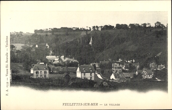 Postcard Veulettes sur Mer Seine Maritime, village, general view