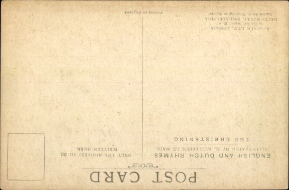 KP artystyczna Willebeek Le Mair,H., chrzest dziecka