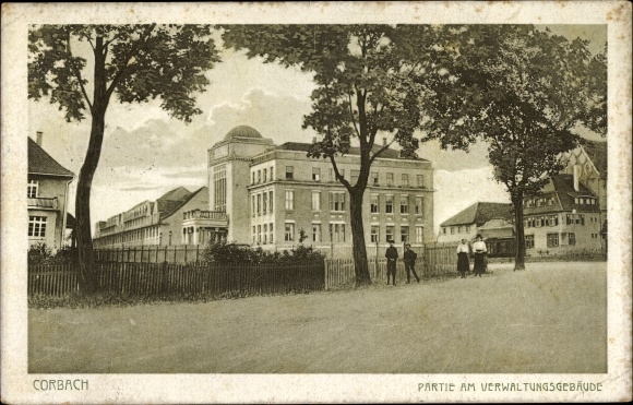 PC Korbach in Hesse, lot at the administration building