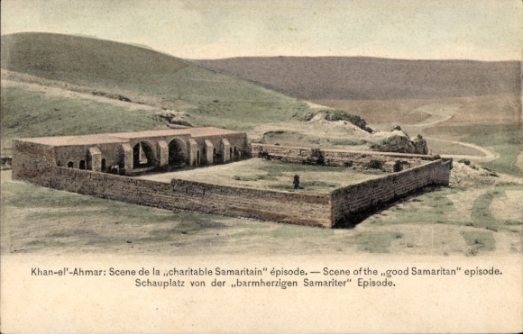CPA Khan al-Ahmar Palestine, Scene de la charitable Samaritain épisode