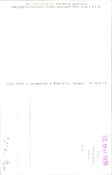 Postcard Waiblingen in Württemberg, aerial photograph