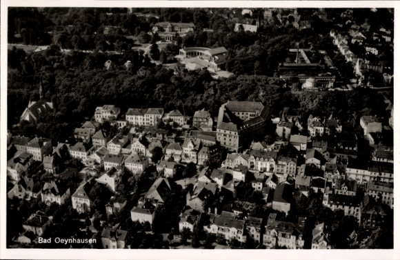 Postcard Bad Oeynhausen in Westphalia, aerial photograph