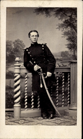 Photo Postcard Bunzlau, German soldier in uniform, 1st Silesian Gren. Regt. 10, photographer Ed. Schulz