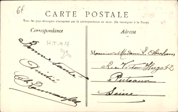 Postcard Yport Seine Maritime, Vue generale prize des falaises d'Aval