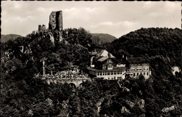 Ak Königswinter am Rhein, Drachenfels, Hotel-Restaurant,  Natur, Berglandschaft