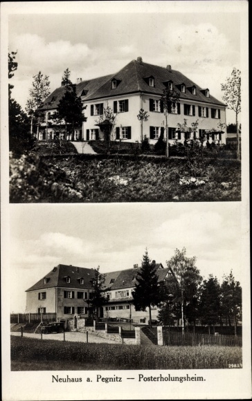 Ansichtkaart Neuhaus an der Pegnitz Midden-Franken, post-rusthuis