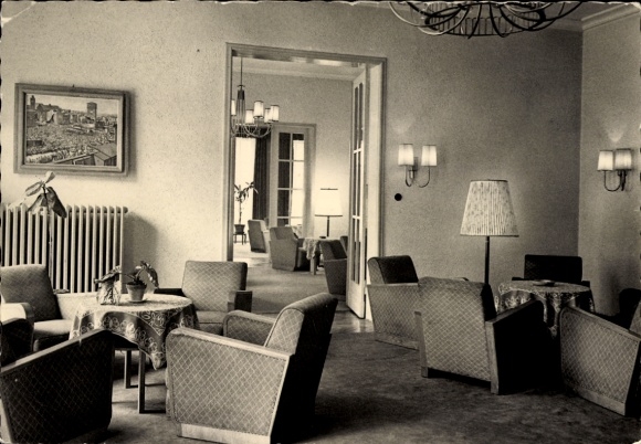 Ak Berlin Köpenick Schmöckwitz, FDGB recreatiehuis Bertolt Brecht, clubkamers