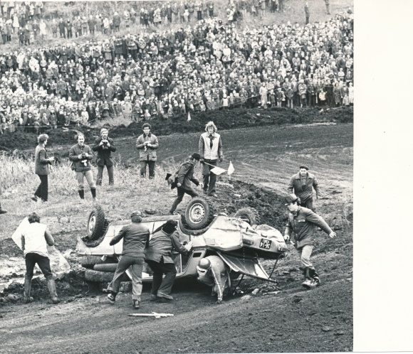 Photo Tolyatti Russia, Motor Rally, Motor Racing, Accident, Silver Rook Race, 1978