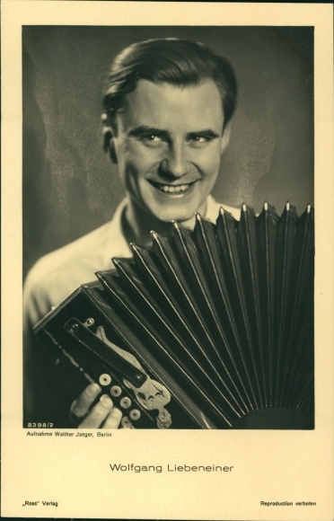 Ak Schauspieler Wolfgang Liebeneiner, Portrait, Ross 8398 1