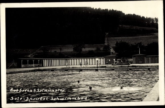 Foto Ak Salmünster Bad Soden in Hessen, pekelbubbelbad
