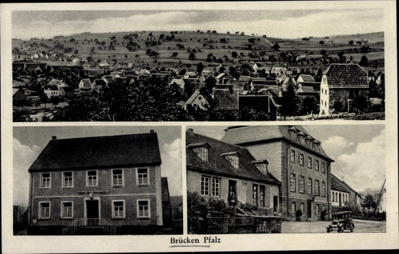 Ak-bruggen in de Pfalz, algemeen beeld, herberg Hinkelmann