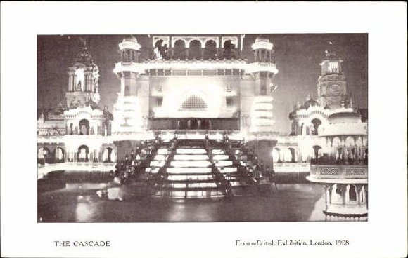 Set von 68 Ansichtskarten, London, Französisch - Britische Ausstellung 1908