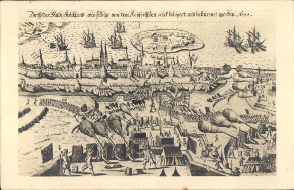 Ak Stralsund in Vorpommern, Dreihundertjahr-Feier 1628-1928