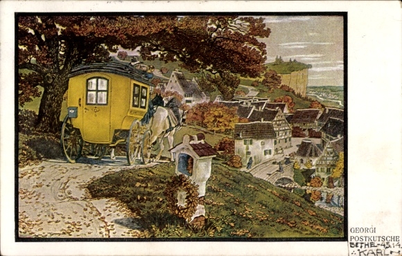 KP artysty Georgi, W., dyliżans, miejscowość