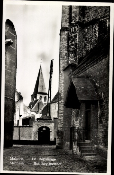 Ak Mechelen Mechelen Mechelen Vlaanderen Antwerpen, Mechelen, Le Béguinage, Het Begijnenhof