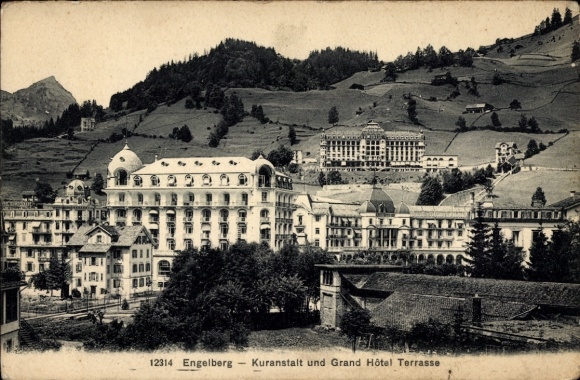 KP Engelberg Canton Obwalden Szwajcaria, spa i Grand Hotel Terrasse