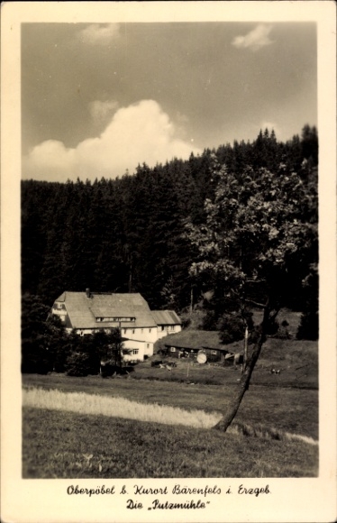 Postcard Oberpöbel Dippoldiswalde Saxony, Putzmühle