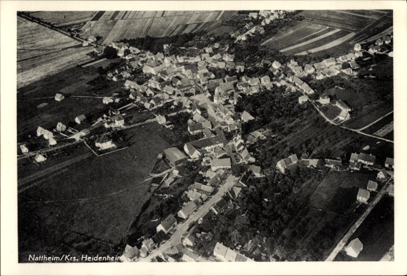Ak Nattheim in Württemberg, Fliegeraufnahme