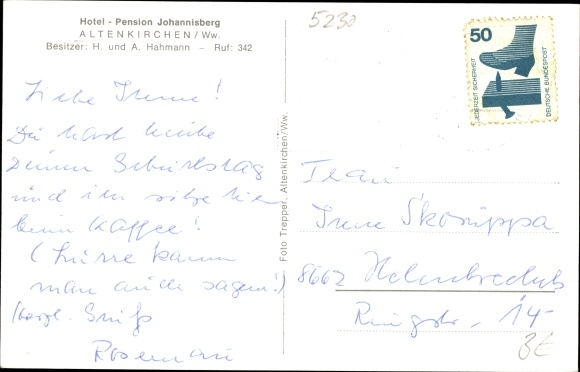 PC Altenkirchen in the Westerwald, Hotel Johannisberg