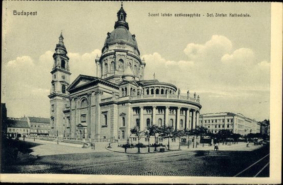 10 alte Ak Budapest in Ungarn, diverse Ansichten