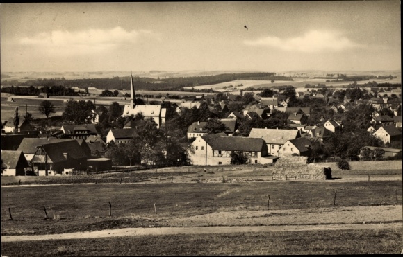 Ak Mühlau in Sachsen, Totale