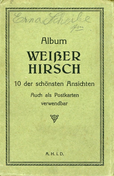 10 Ak im Umschlag, Dresden Weißer Hirsch, 10 der schönsten Ansichten
