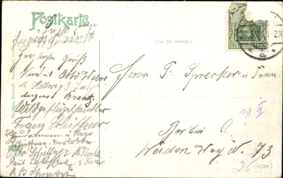 Postcard Berlin Reinickendorf Konradshöhe Tegelort Joersfelde Jörsfelde, Havel Castle Iversfelde, boats