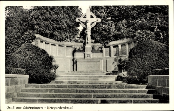 Ak Schöppingen im Münsterland, Kriegerdenkmal