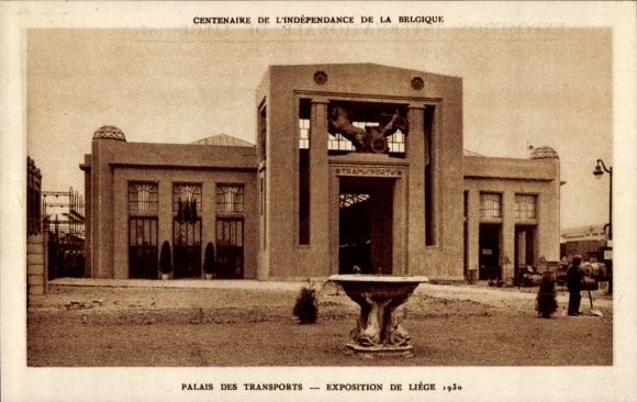 Postcard Liège Liège Wallonia, World Exhibition 1930, Palais des Transports