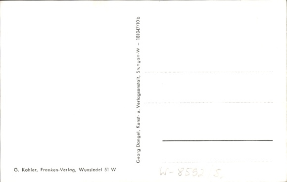 Postcard Wunsiedel in the Fichtelgebirge, Upper Franconia, Koppetentor, tower, tree, fountain, historical arch...