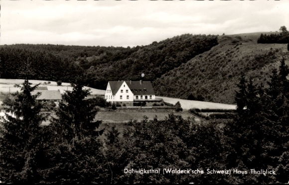 Postcard Dalwigksthal Lichtenfels Hesse, Haus Thalblick