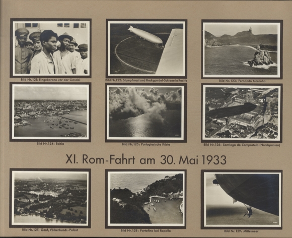 Zeppelin World Trips Book II Collector's Photo Album Greiling Cigarette Factory, Dresden 1936