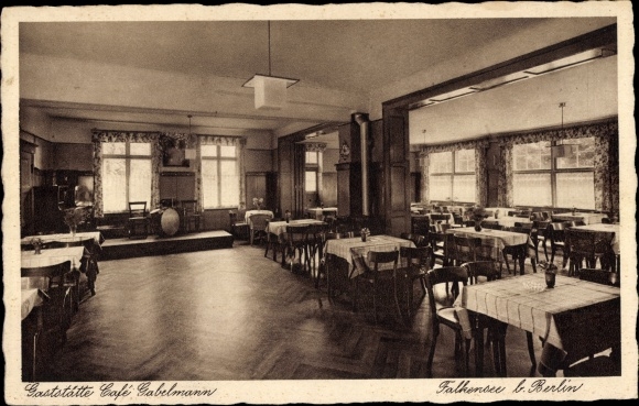 KP Falkensee w Havelland, Restaurant Café Gabelmann, Schlageterstraße 42