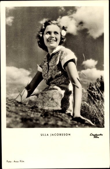 Postcard actress Ulla Jacobsson
