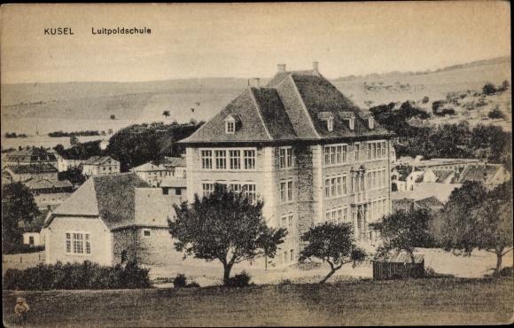 Postcard Kusel am Kuselbach Rhineland Palatinate, Luitpoldstrasse