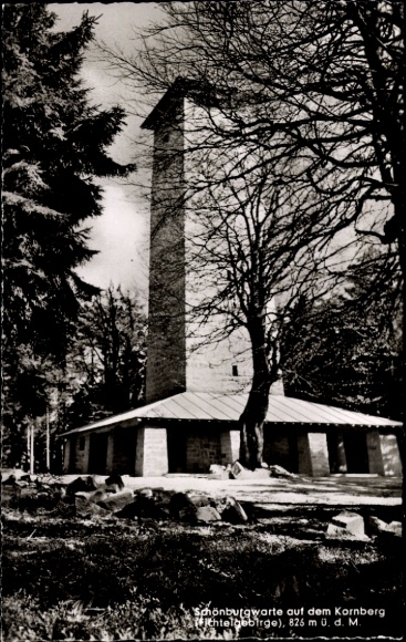Postcard Schönwald in the Fichtelgebirge Upper Franconia, Kornberg, Schönburgwarte