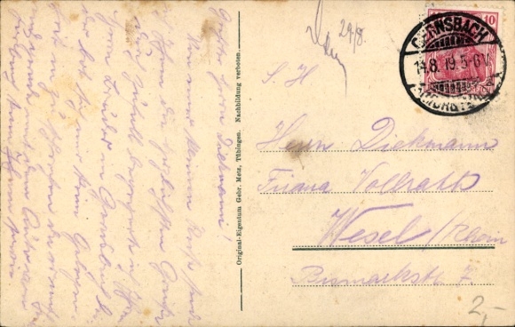 Postcard Langenbrand Forbach in the Black Forest Baden, Murgtalbahn, Bridge