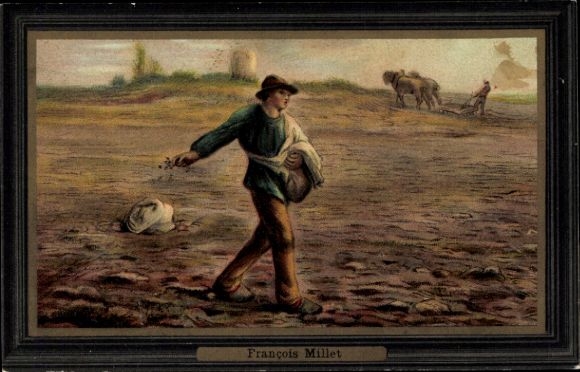 Artist PC Millet, Francois, The Sower, Sower
