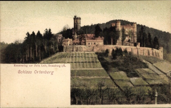 Postcard Ortenberg in Baden, Ortenberg Castle