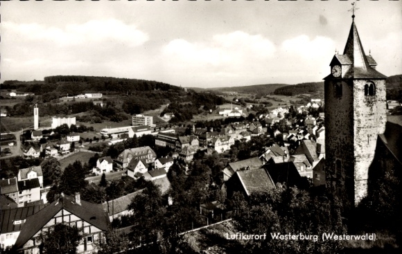 Postcard Westerburg in the Westerwald, general view