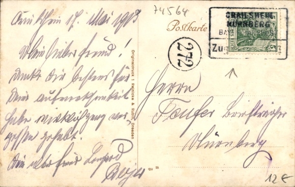 Postcard Crailsheim in Württemberg, Swan Pond