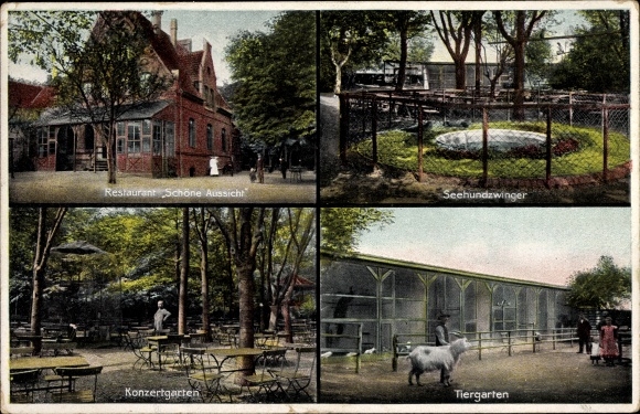 KP Bad Gandersheim am Harz, restauracja Schöne Aussicht, hodowla fok, zoo