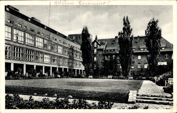 Postcard Berlin Reinickendorf Hermsdorf, Hospital of the Dominican Sisters