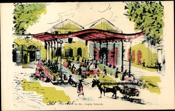 Artist PC Saint Thomas American Virgin Islands, Old Market