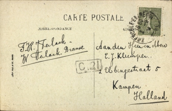 Postcard Grenoble Isère, Grenelle Square and Saint Eynard, Tram