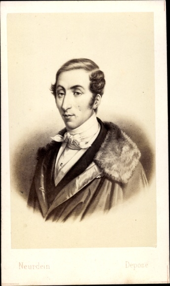 Carte de visite composer Carl Maria von Weber
