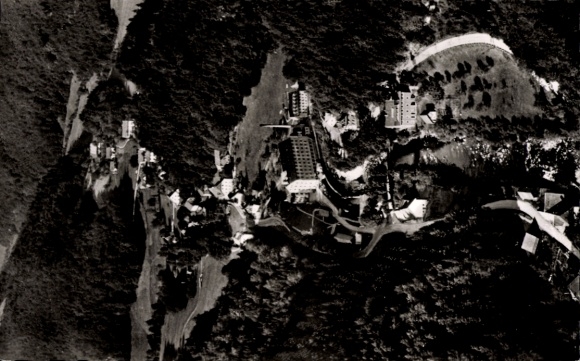 Postcard Tiefenstein Idar Oberstein on the Nahe, aerial photograph