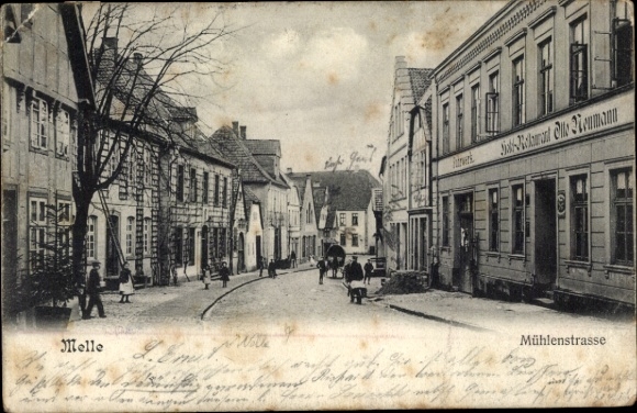 Ak Melle in Niedersachsen, Mühlenstraße, Restaurant