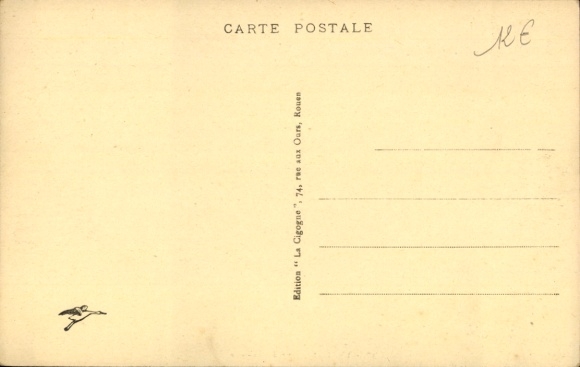 Postcard Yvetot Seine Maritime, Rue du Calvaire