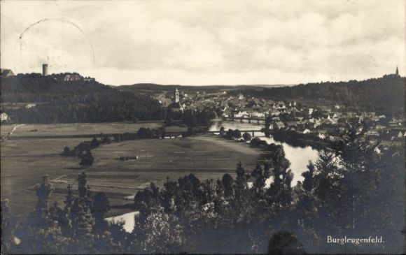 PC Burglengenfeld on the Naab Upper Palatinate, general view